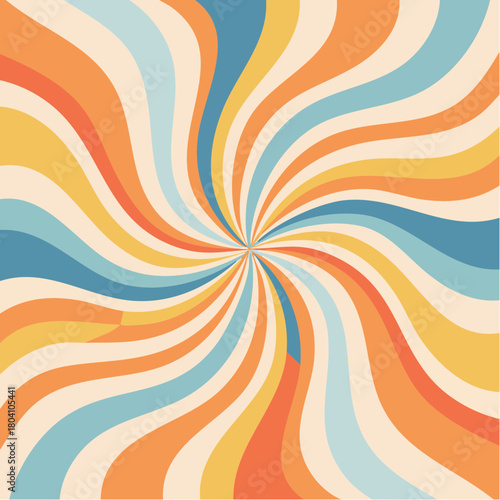 Vector set of groovy hippie 70s backgrounds. swirl, twirl pattern, waves. Y2k aesthetic. Social Media Stories Template, distorted and Twisted vector texture in trendy retro psychedelic style.
