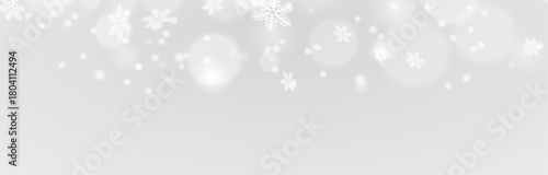Transparent magical snowfall icy seasonal cold Christmas illustration

