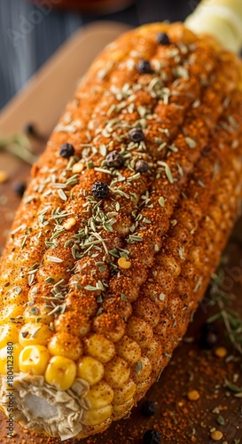 Spiced corn on the cob