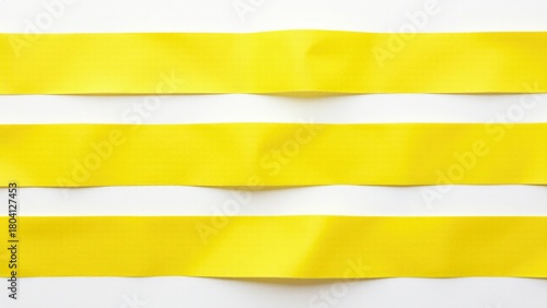 Wallpaper Mural Three yellow tape strips on a white background Torontodigital.ca