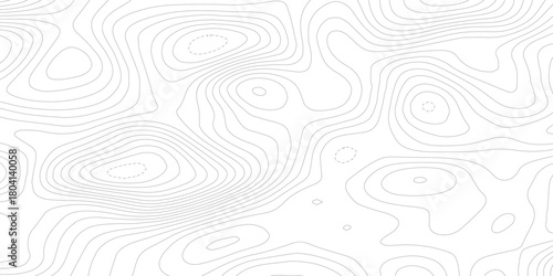 Abstract topography contour map line and modern wavy map line design, digital print terrain lines texture white background. 