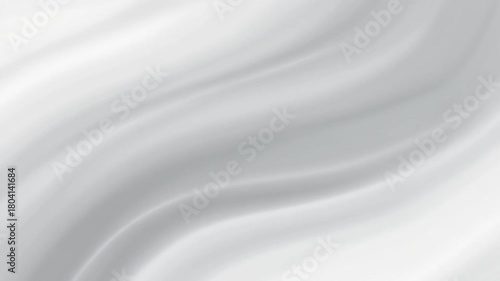  White gradient background with wave pattern. Suitable for text overlay, product presentation.