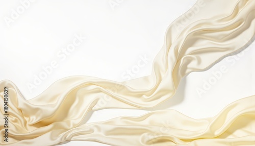 Elegant Silk Fabric Flowing Drape Luxury Background texture