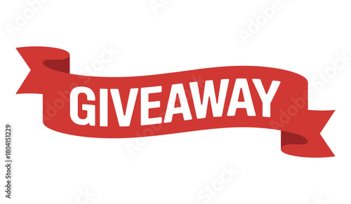 A red banner with the word "GIVEAWAY" prominently displayed.