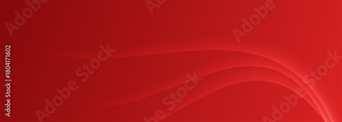 Vibrant Red Abstract Background With Smooth Wave Gradient For Modern Design.vector illustration eps10