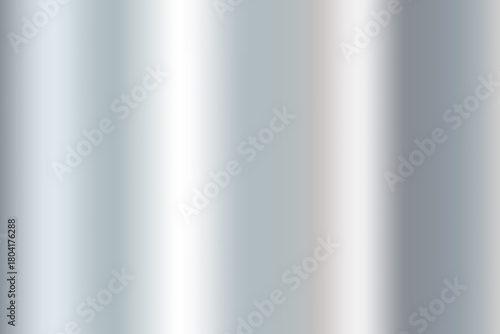 Silver metal texture, vector steel gradient. Shiny gradation, luxury background. Iron surface, grey color abstract illustration