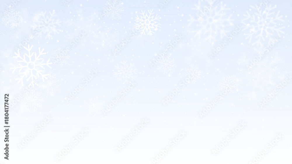 Fototapeta premium Blue Snowflake PNG Overlay with Transparent Background