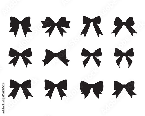 Classic Black Bow Ties Pack