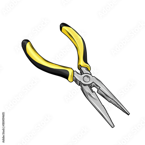 pliers isolated on white background