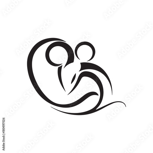 Silhouette style minimal mouse logo t-shirt design featuring clean black vector art, modern simple rodent illustration, perfect for animal lovers, minimalist fashion, unique graphic tees, and stylish 