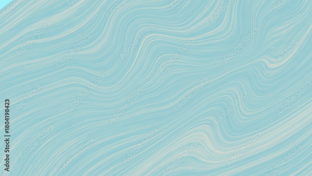 Fototapeta premium Swirling Aqua Cream Waves wavy fluid