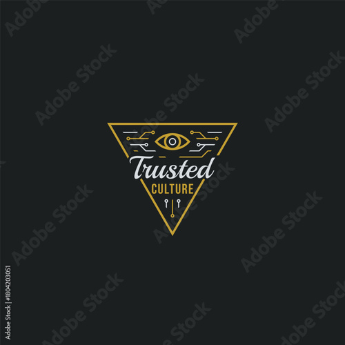 Trusted Culture logo or combination mark design