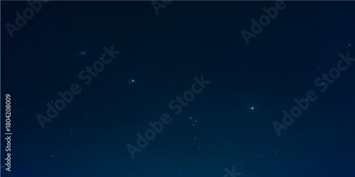Abstract blue background art design with light motion and star particles in deep sky or underwater sea