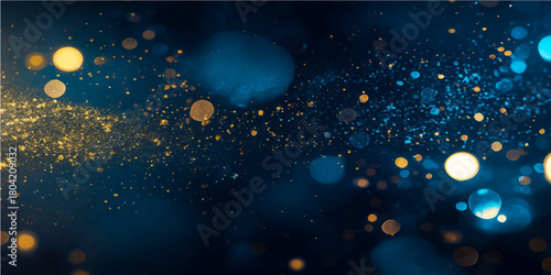 Raindrops on the glass reflect the dark sky with a blue glow of outer space and distant stars