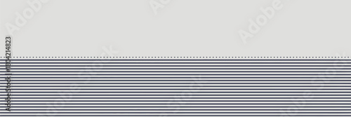 A close up shot of a white and gray background with many horizontal lines and small dots at the top edge