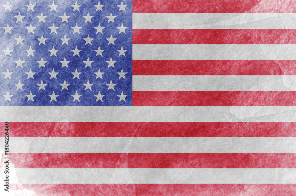 Fototapeta premium Grunge USA Flag background texture