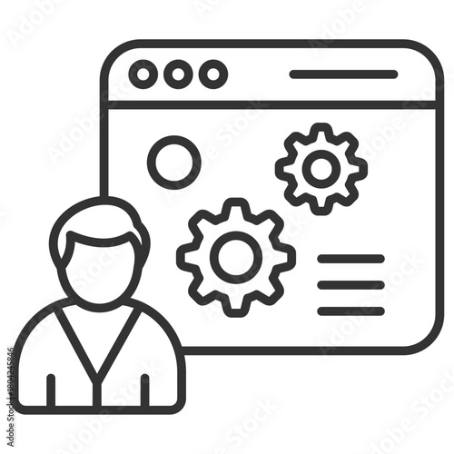 Control Panel Outline Icon