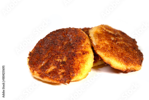 Kartoffelpuffer in einer Nahaufnahme