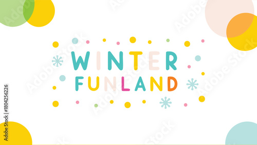 Whimsical winter digital art featuring a playful polka dot snowfall pattern perfect for festive holiday designs and seasonal decorations