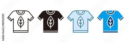 Sustainable Clothing Icon Set Multiple Style Collection