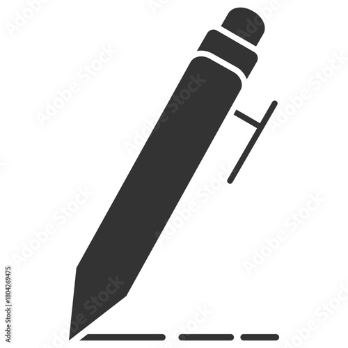 Pen Glyph Icon