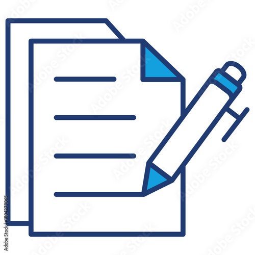 Document Blue Icon