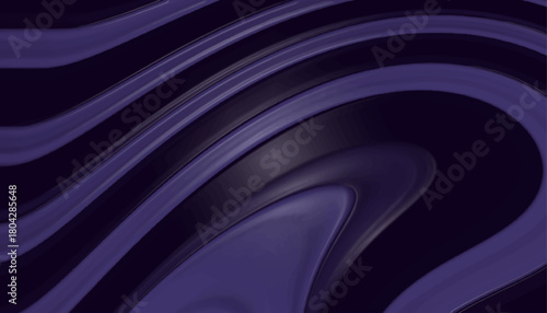 Dark purple and black corporate background design with sweeping geometric curves.