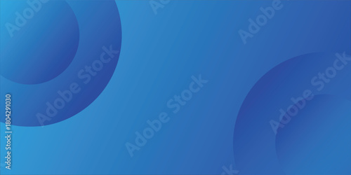 Abstract Blue Gradient With Soft Circles — Modern Tech Background For Design Projects