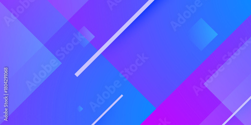 Abstract blue and purple gradient square theme background. Papercut concept element design. Eps10 vector