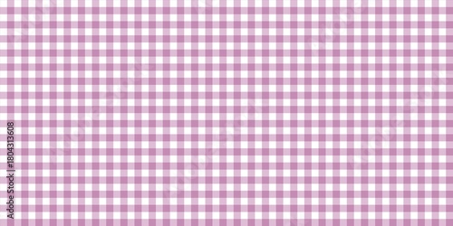 Classic seamless gingham plaid pattern in soft mauve or dusty pink and white. Perfect traditional background for spring, summer, feminine, country, or picnic themed designs.