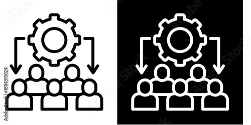 BPO  Icon Set White Style Collection
