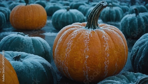 Frozen Polka Ice Pumpkins as Surreal Art Objects with sasddo. 8