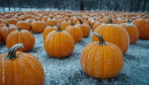 Frozen Polka Ice Pumpkins as Surreal Art Objects with sasddo. 3
