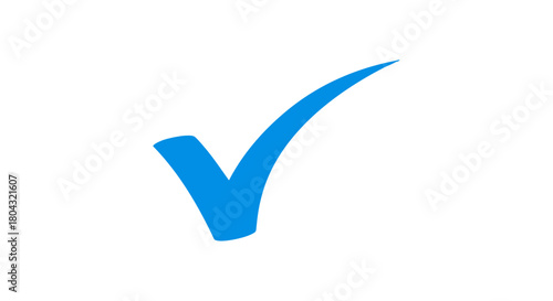 Light Blue Checkmark Icon – Clean Modern Tick Vector - yes and no check mark