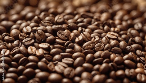 Generated Image Hyper-detailed macro shot of the inside of a coffee bean grinding, showing textured surfaces and tiny particles mid-air. 5
