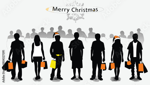 Vibrant and diverse crowd of people enjoying shopping and festive atmosphere in a bustling city market showcasing a lively community gathering with colorful stalls and a celebratory mood