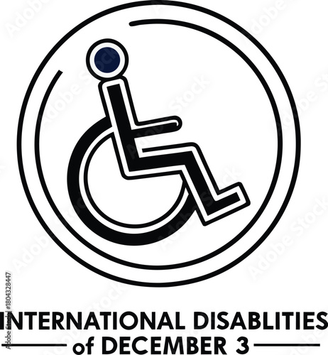 International day of persons with disabilities celebration graphic design featuring inclusive symbolism and vibrant colors