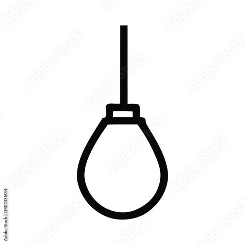 Minimalist Pendant Light Illustration for Interior Design Projects