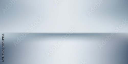 Papier peint Blue white gradient abstract pattern studio background Light gives luxurious shine
