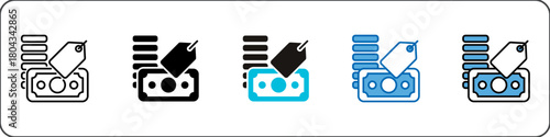 Price Icon Pack Multistyle Editable Stroke
