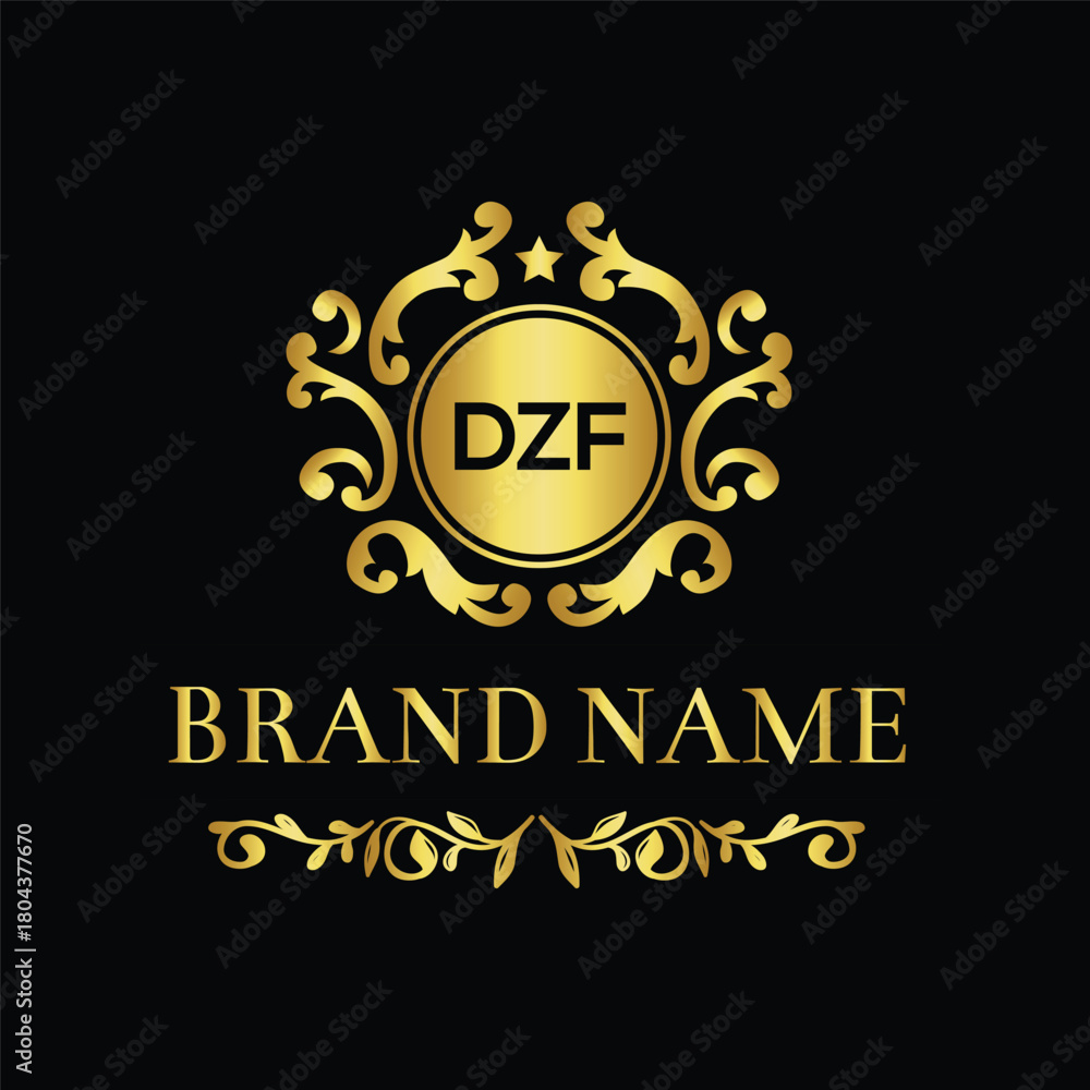 Fototapeta premium Letter Creative Logo Design Template with Modern Letter Design