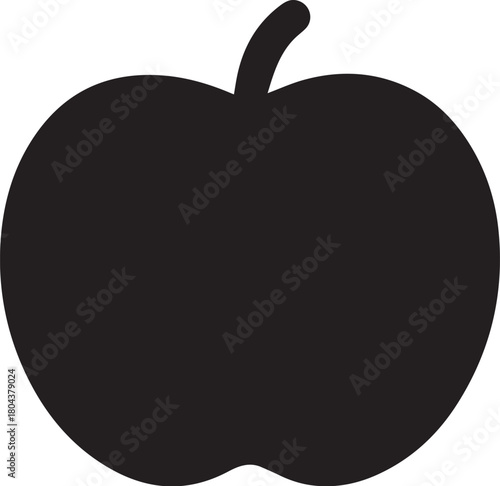 vector illustration of an apple