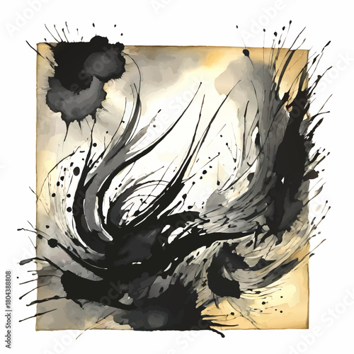 abstract watercolor grunge background vector pattern