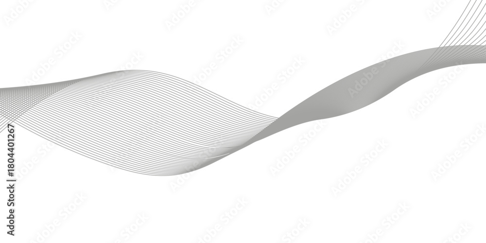Fototapeta premium Abstract blend wave lines and technology background. Background lines wave abstract stripe design. White background, mesh abstract, vector gradient line soft blend. 