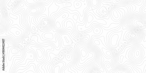 Contour abstract map relief land outline. Topographic map patterns. White wave paper curved reliefs abstract background. Background of the topography map. Abstract pattern with lines.	