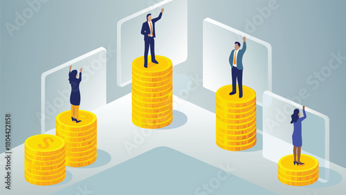 Futuristic boardroom scene with holographic business analytics and data visualization showcasing innovation and modern corporate strategy