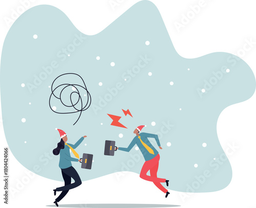 Dispute, conflict or arguing office colleagues, disagreement problem, work challenge, argument, fighting discussion,about a man and his life.