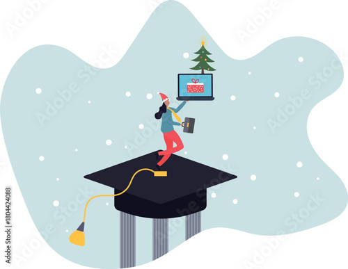 Curriculum, learning or education, student academic, study new knowledge or scholarship, learning lesson, certificate or graduated .about a man and his life.