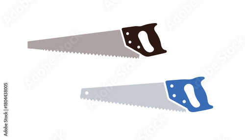 Solid hand saw icon in clean vector style.