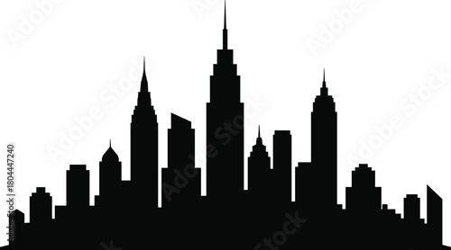 city, skyline, urban, silhouette, architecture, building, skyscraper, design, travel, planning, structure, downtown, graphic, metro, iconic, city skyline, urban 